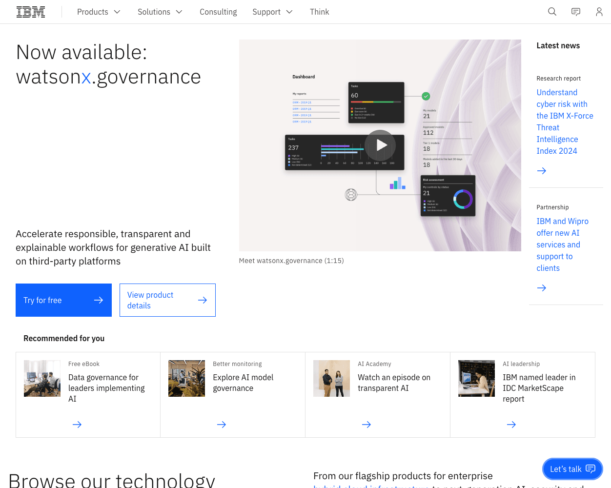 IBM screenshot