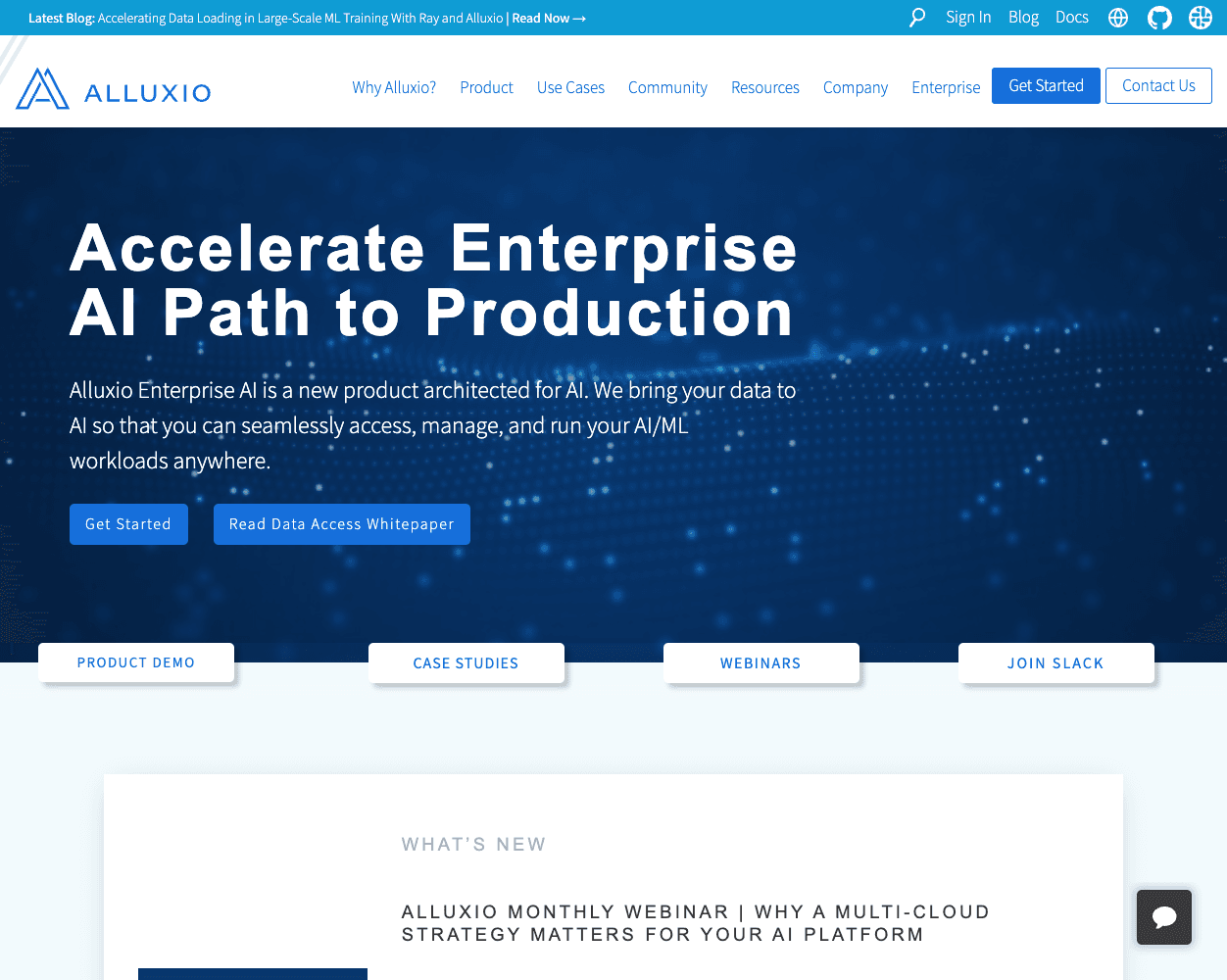 Alluxio screenshot