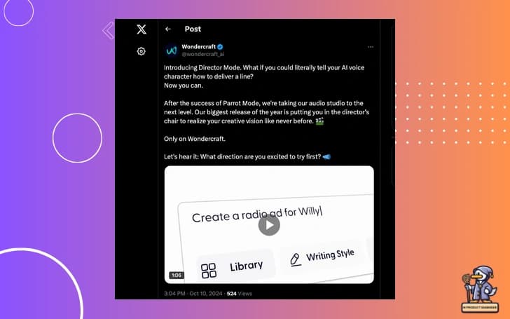 🎙️ AI's Voice Gets a Makeover: Wondercraft's Director Mode