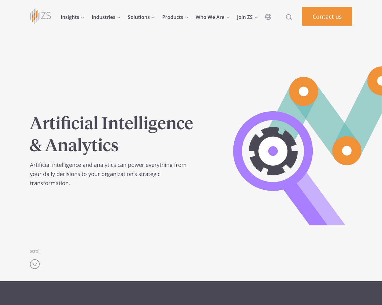 ZS Associates screenshot