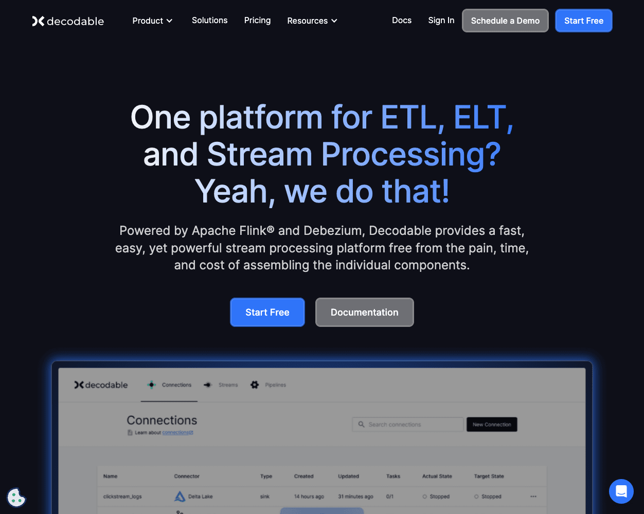 Decodable screenshot