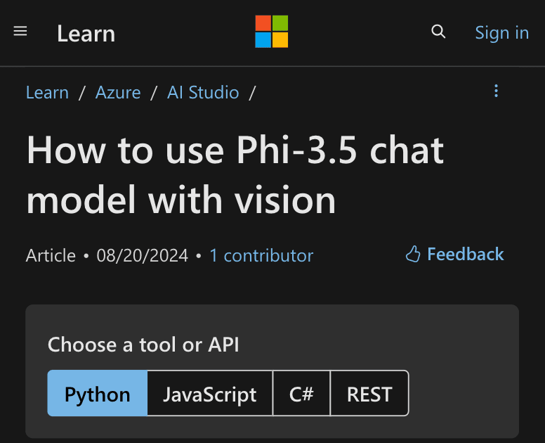Microsoft's Phi-3.5 Release