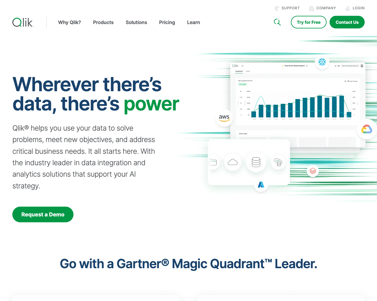 Qlik screenshot