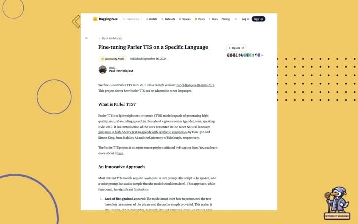 ๐ฃ๏ธ Fine-tuning Parler TTS: AI Speaks Your Language
