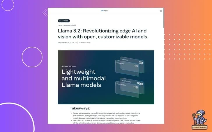 ๐ฆ Llama 3.2: Meta's Multi-Modal Marvel