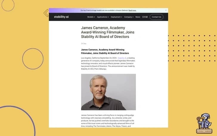 🎬 James Cameron Joins the AI Revolution