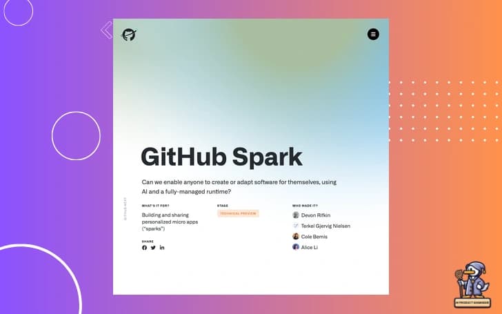 🎨 GitHub Spark: The AI-Native Revolution