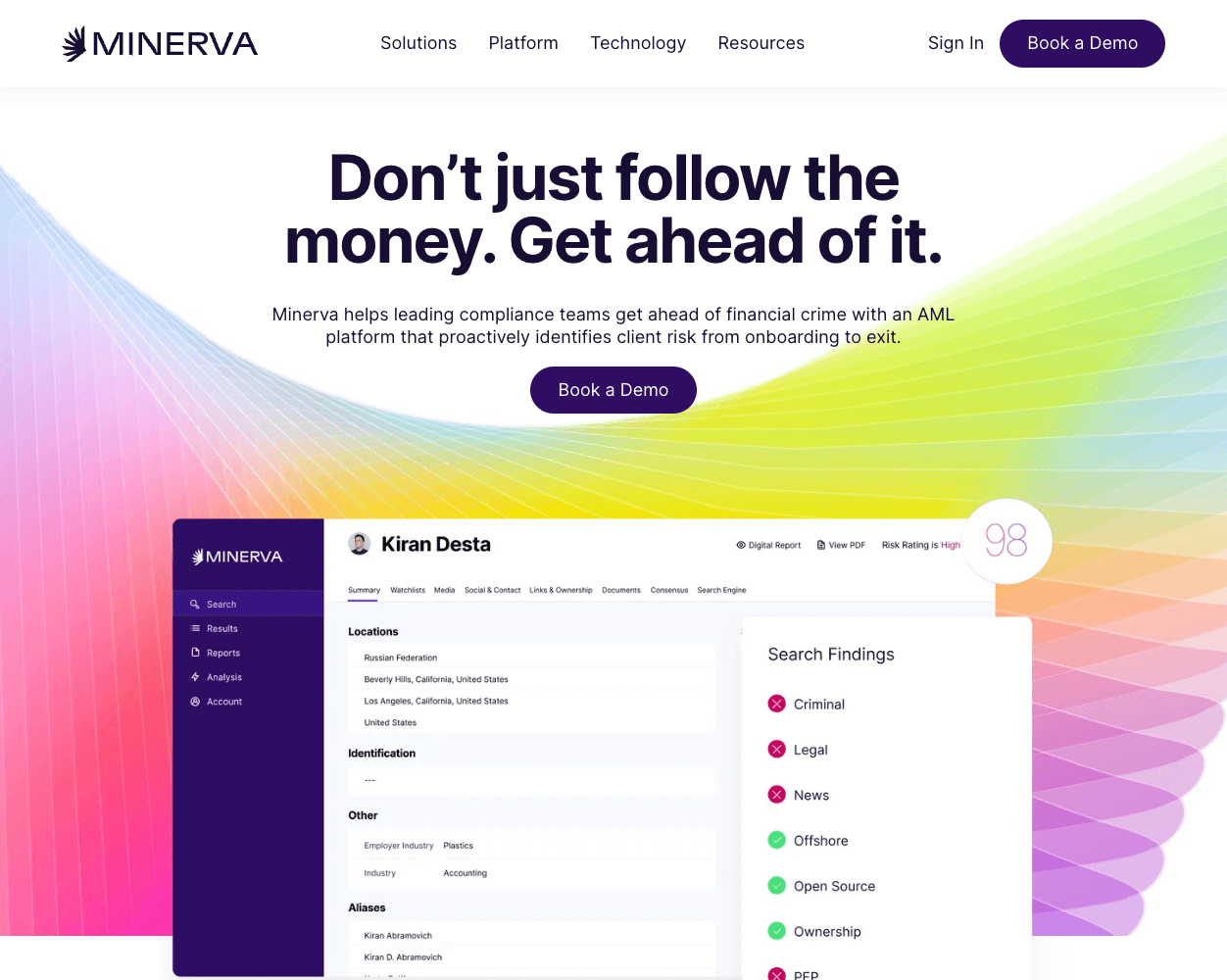 MinervaAI screenshot