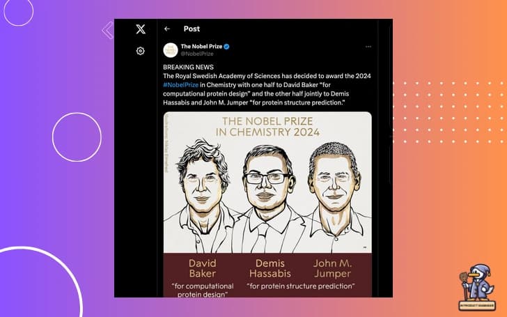 🏆 AI Takes Center Stage in Nobel Chemistry Prize