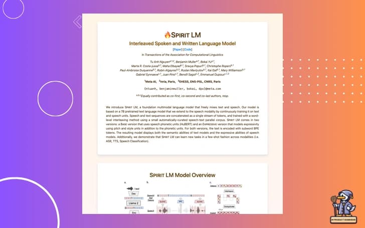 🗣️ Meta's SpiRit-LM: Bridging Speech and Text