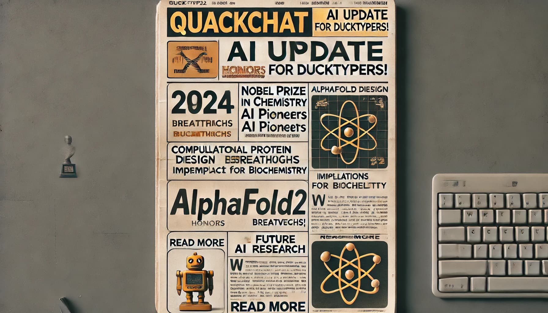 Nobel Chemistry Laureates Spark AI Revolution in Protein Design